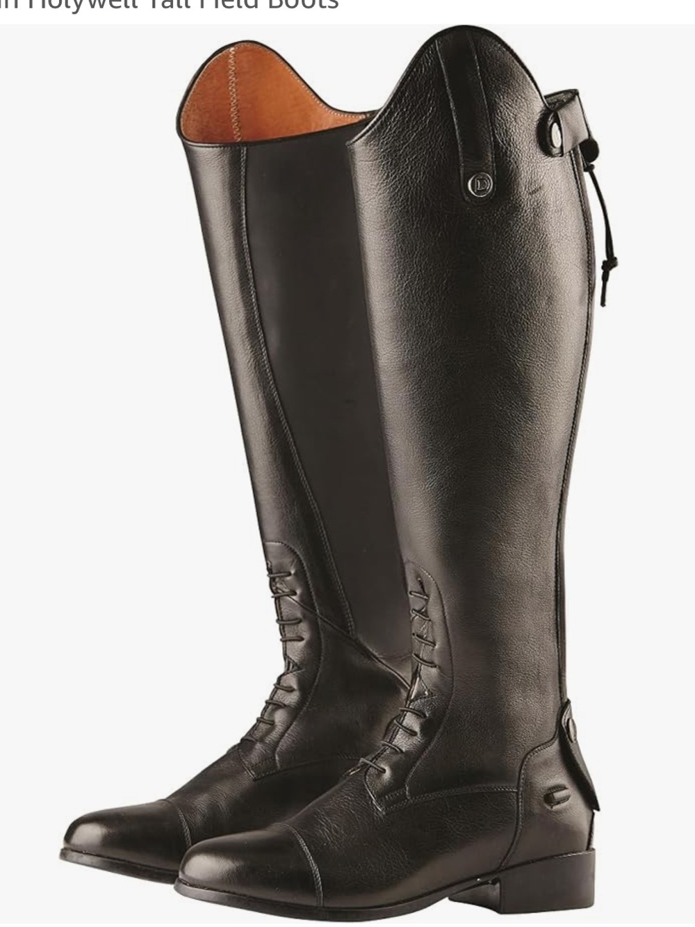 Dublin Holywell Black Field Boots, Size 7, Calf Wide Width, Regular Height - Picture 3 of 7